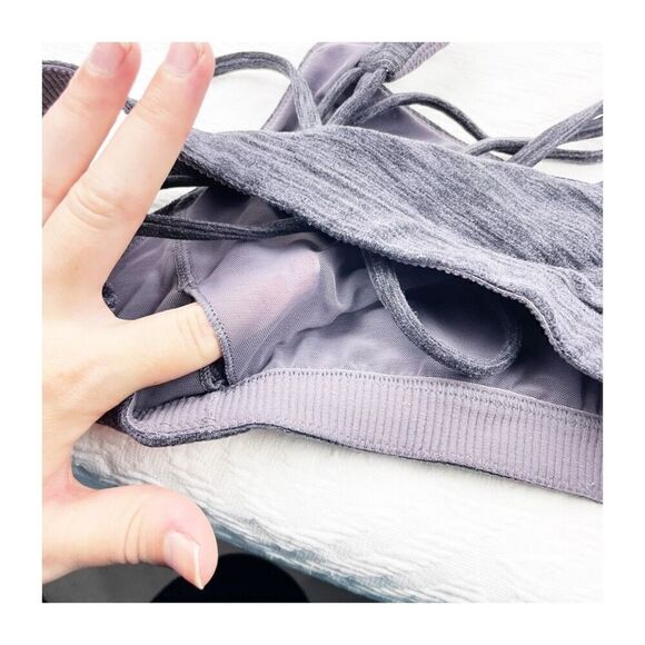 BUY 1 GET 1 FREE Victorias Secret medium sports bra gray space dye unlined has s - Picture 11 of 11